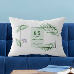 Personalized Anniversary Pillow Case