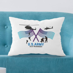 Personalized Army Pillow Case with Name