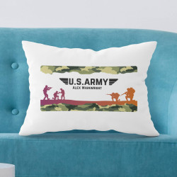 Personalized Army Pillow Case with Name