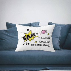 Personalized Birthday Pillow Case with Name