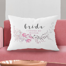 Personalized Bridal Shower Pillow Case
