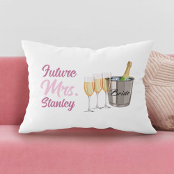 Personalized Bridal Shower Pillow Case