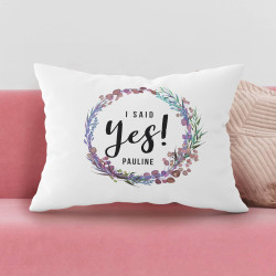Personalized Bridal Shower Pillow Case for Her