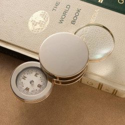Personalized Gold Plated Compass, Magnifying Glass And Paper Weight