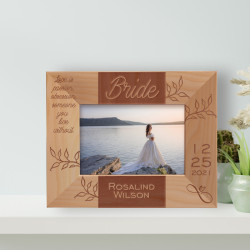 Love Is Passion, Someone You Live Without Personalized Wooden Frame-5" x 3 1/2" Brown Horizontal