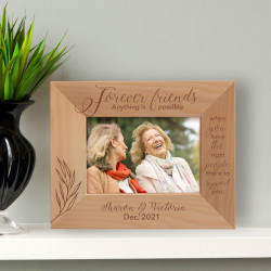 Forever Friends Personalized Wooden Frame