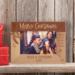 Christmas Is The Day That Holds All Time Together Personalized Wooden Frame