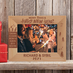 Christmas Is A Season Not Only Of Rejoicing But Of Reflection Personalized Wooden Frame