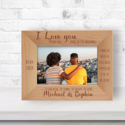 When You Arise In The Morning, Think Of What A Precious Privilege It Is To Be Alive Personalized Wooden Frame