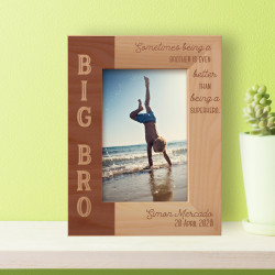Big Bro Personalized Wooden Frame