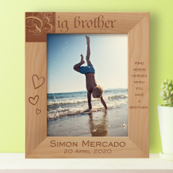 Big Brother Personalized Wooden Frame