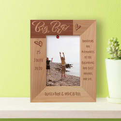 Big Bro Personalized Wooden Frame