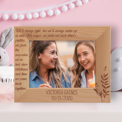 We'll Always Fight Personalized Wooden Frame