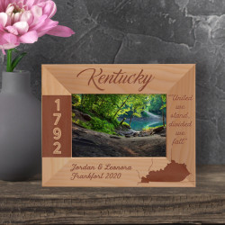 Kentucky Personalized Wooden Frame