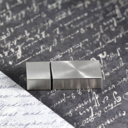 Stainless Metal Case Flash Memory Drive 2GB With LED Indicator Light