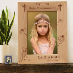 Personalized My First Holy Communion Picture Frame 5" x 7" Finished