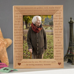 In Loving Memory Personalized Wooden Picture Frame 5" x 7" Finished (Frames)
