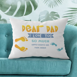 Personalized Father's Day Pillow Case