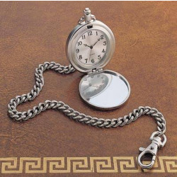 Personalized 12” Chained Pocket Watch Custom Name Message Engraved