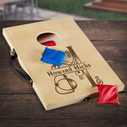 Personalized Mini Bean Bag Toss/Corn Hole Game with Name