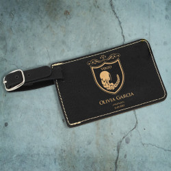 Personalized Birthday Zodiac Signs Gifts, Leather Luggage Tag, Customized Birthday Zodiac Signs Travel Gifts