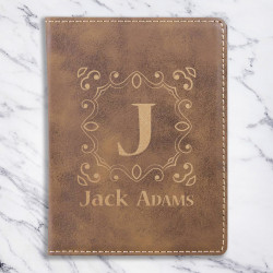 Personalized Leather Passport Holder, Customized Passport Cover, Travelers Gift
