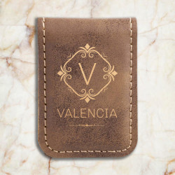 Personalized Leather Money Clip Rustic, Customized Money Clip, Business Gift