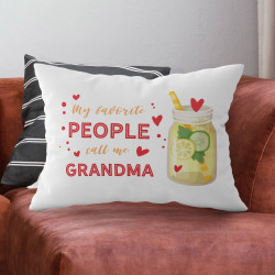 Personalized Pillow Case for Grandma
