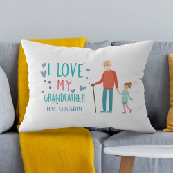 Personalized Pillow Case for Grandpa