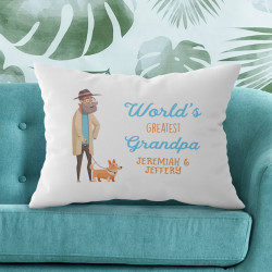 Personalized Pillow Case for Grandpa