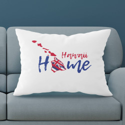 Personalized Hawaii Pillow Case with Home State Design