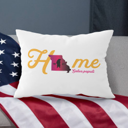 Personalized Missouri Pillow Case with Home State Design