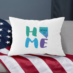 Personalized Nevada Pillow Case with Home State Design