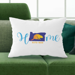 Personalized Oregon Pillow Case with Home State Design