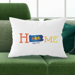 Personalized Pennsylvania Pillow Case with Home State Design