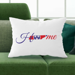 Personalized Tennessee Pillow Case with Home State Design