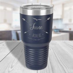 Customized Birthday Gifts, Personalized Vacuum Insulated Tumbler, Birthday Tumbler, Birth Month Gifts