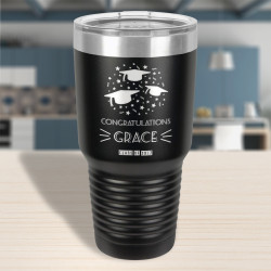 Graduation Custom Tumblers, Gifts for Graduates, Vacuum Insulated Tumbler 30 Oz, Personalized Graduation Gifts for Him