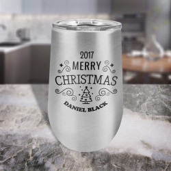 Personalized Christmas Tumbler Designs, Stainless Steel Vacuum Insulated Tumbler 16 Oz, Christmas Gifts Customized