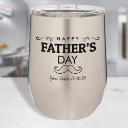 Personalized Dad Tumbler Cup, Fathers Day Gift, Dad Stainless Steel Tumbler, Custom Gifts for Dad