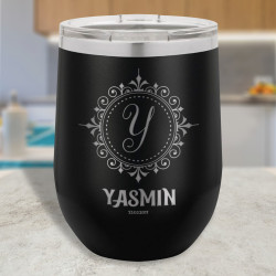 Personalized Camel Wine Glass, Stemless Vacuum Insulated Tumbler, Customized Tumbler