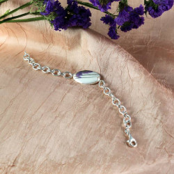 7" Cable Bracelet with Oval ID Plate