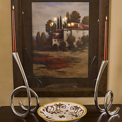 Aluminum Spiral Candlesticks