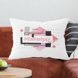 Personalized Mississippi Pillow Case
