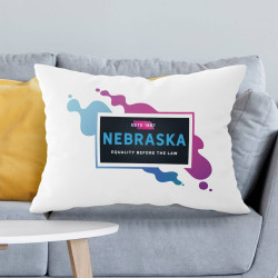 Personalized Nebraska Pillow Case
