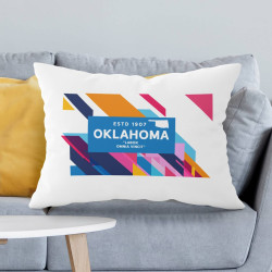 Personalized Oklahoma Pillow Case