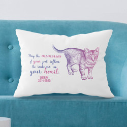 Personalized Pet Memorial Pillow Case