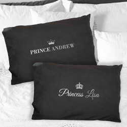 Prince and Princess Pillowcase Set