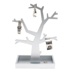 Stylish Plastic Jewellery Tree Dress Up Hanger Stand 12" x 4" x 8"