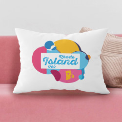 Personalized Rhode Island Pillow Case
